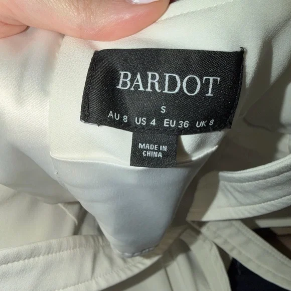 Bardot White Corset Size Small - Picture 3 of 5